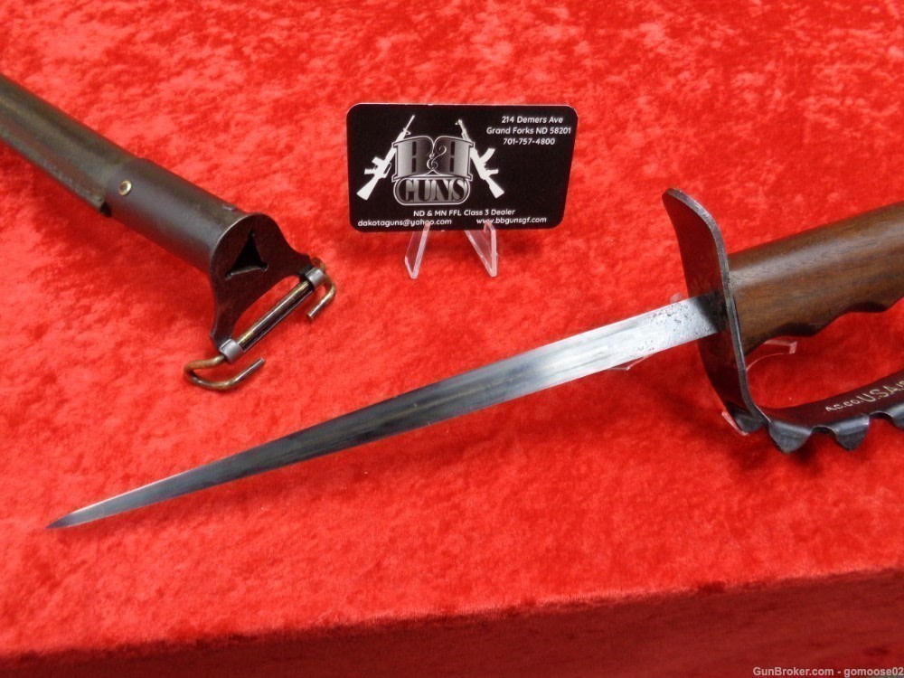 RARE US 1917 Trench Knife AC Co World War 1 WWI Knuckle Dagger WE TRADE BUY-img-30