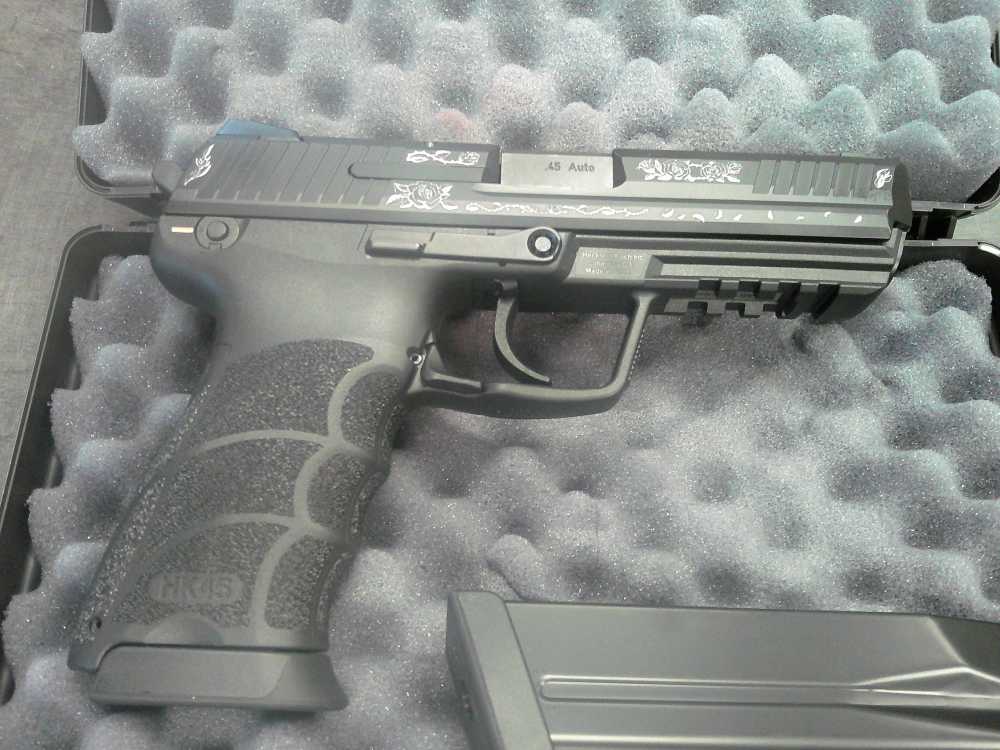 Heckler & Koch HK45 45 ACP Custom Engraved-img-0