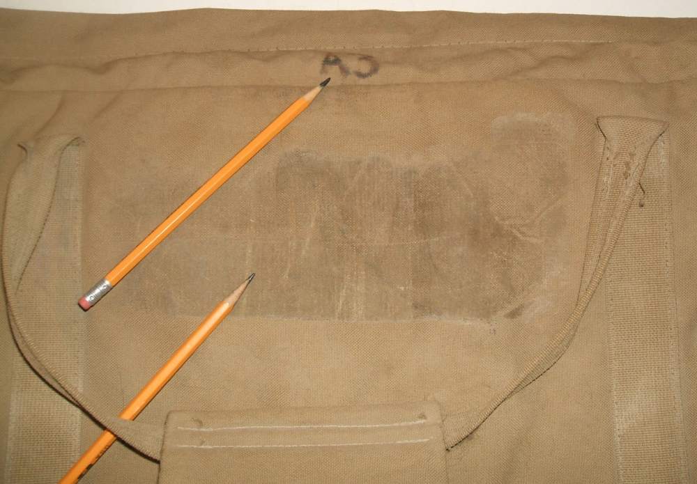 Vintage Bulldog brand soft rifle case & shooting mat, khaki canvas-img-7