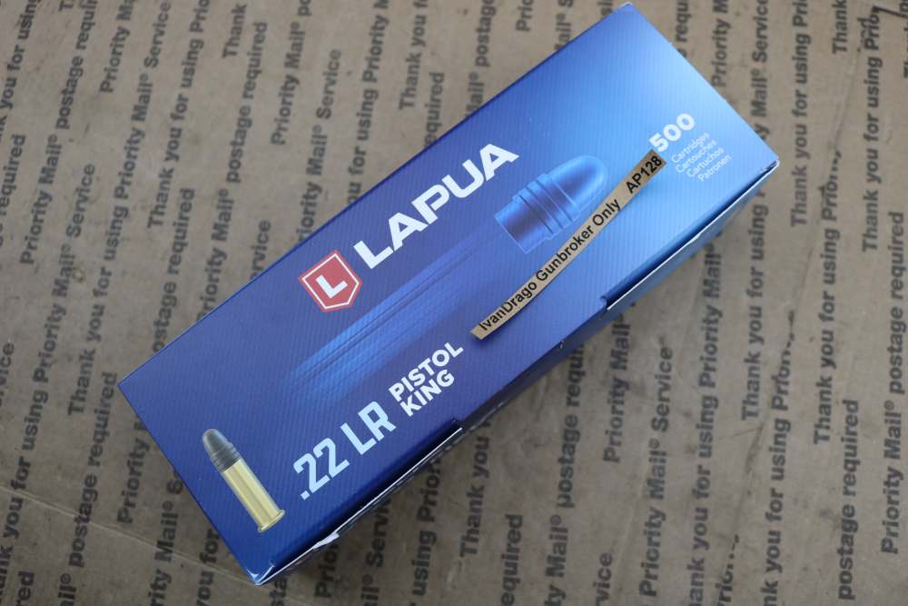 Lapua Pistol King 22LR Ammo .22 .22LR 500 Round Brick 40gr-img-0
