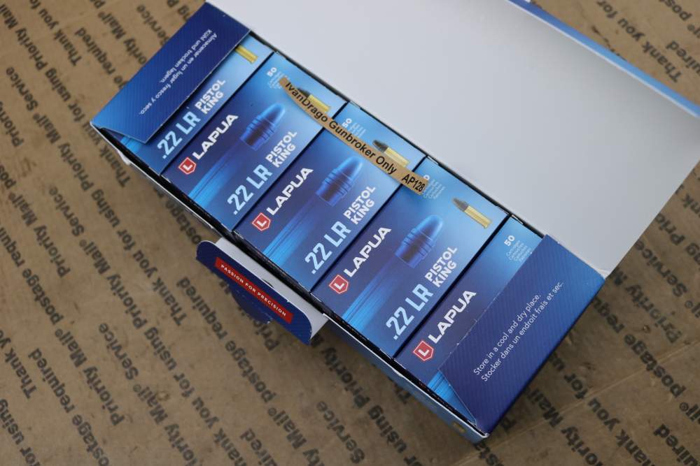 Lapua Pistol King 22LR Ammo .22 .22LR 500 Round Brick 40gr-img-3
