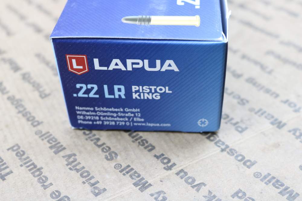 Lapua Pistol King 22LR Ammo .22 .22LR 500 Round Brick 40gr-img-1