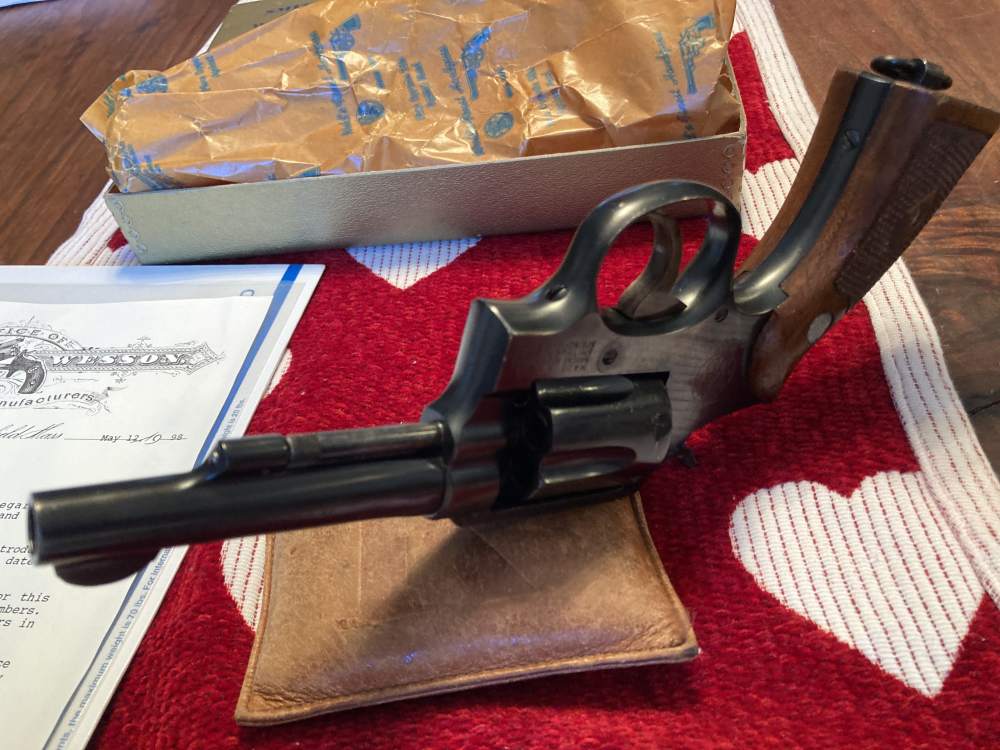 Smith & Wesson Military/Police .38 S&W 1958 USMC Shipped Jinks Letter 98%+-img-17