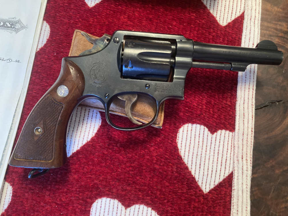 Smith & Wesson Military/Police .38 S&W 1958 USMC Shipped Jinks Letter 98%+-img-6