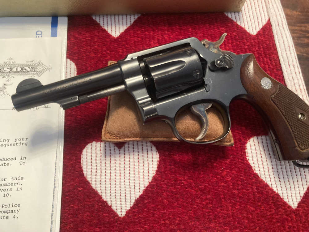Smith & Wesson Military/Police .38 S&W 1958 USMC Shipped Jinks Letter 98%+-img-1