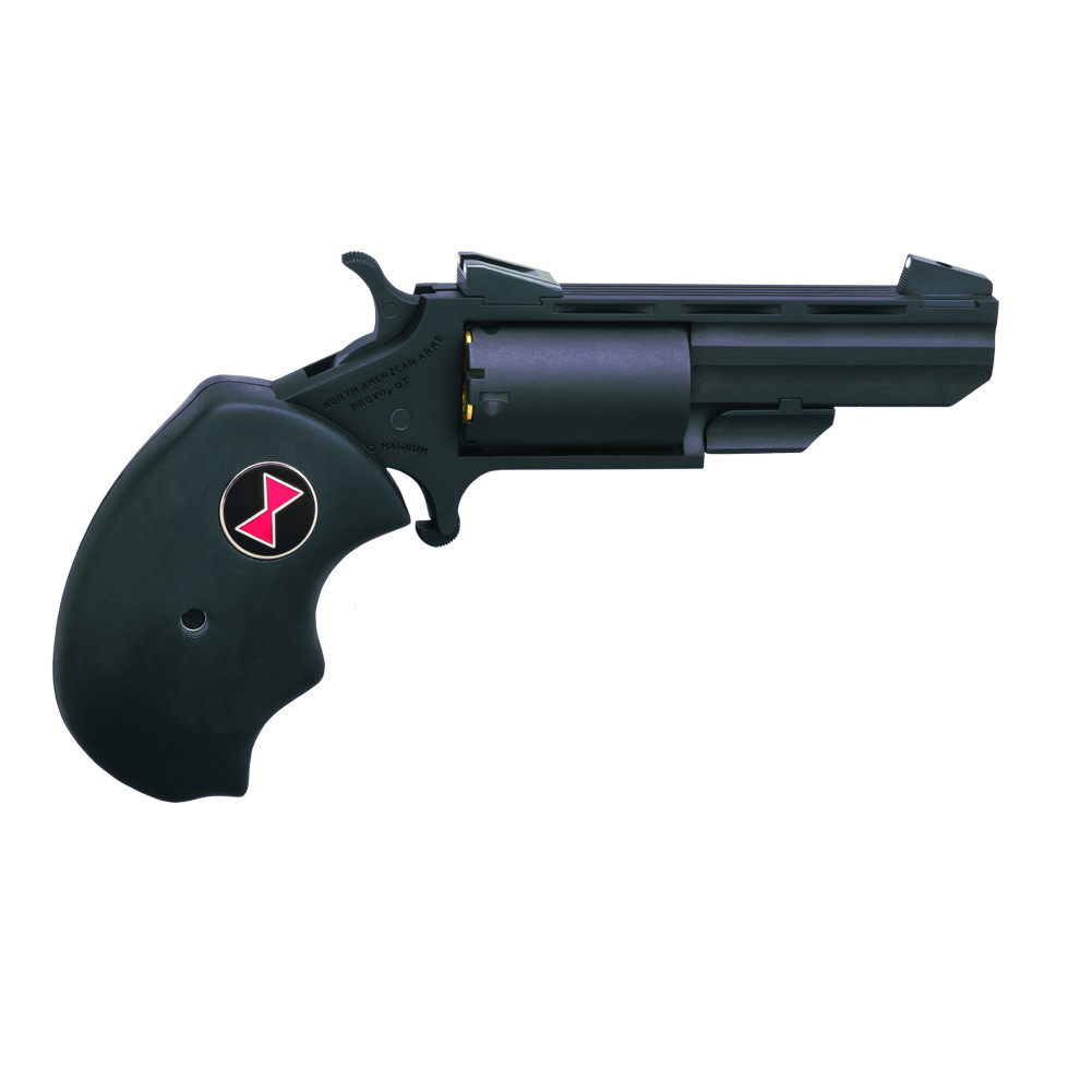 NORTH AMERICAN ARMS Black Widow 2in 22LR/22Mag 5rd Fixed Sight Pistol-img-1