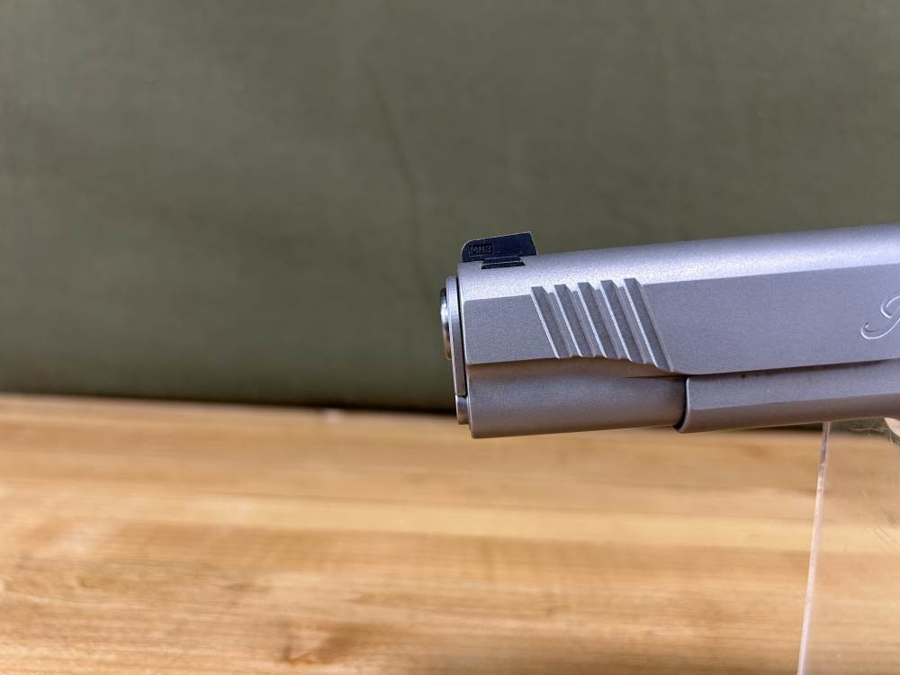 Kimber Stainless Target II 1911 Pistol .45 ACP Semi Auto Two Mags VGC Hogue-img-6
