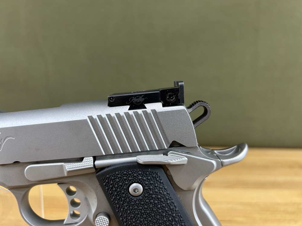 Kimber Stainless Target II 1911 Pistol .45 ACP Semi Auto Two Mags VGC Hogue-img-9