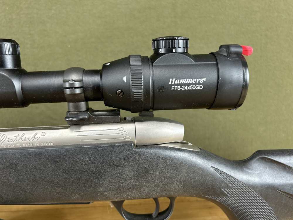 Weatherby Mark V Bolt Action Rifle .300 WBY MAG 25" Brl Used Hammers Optic -img-8