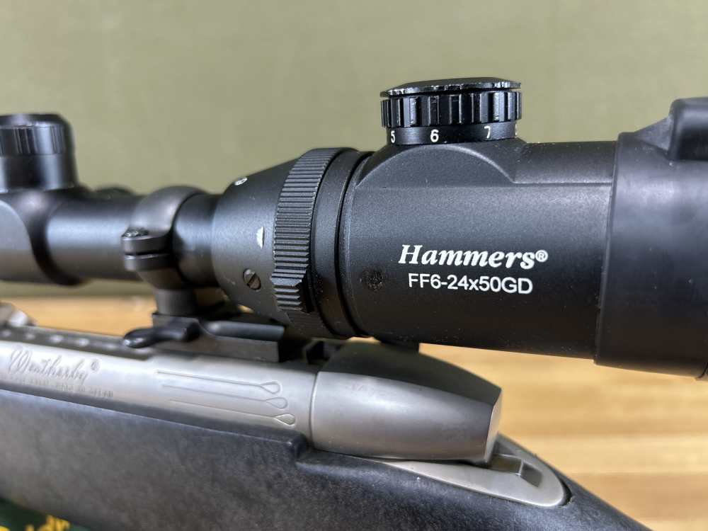 Weatherby Mark V Bolt Action Rifle .300 WBY MAG 25" Brl Used Hammers Optic -img-12
