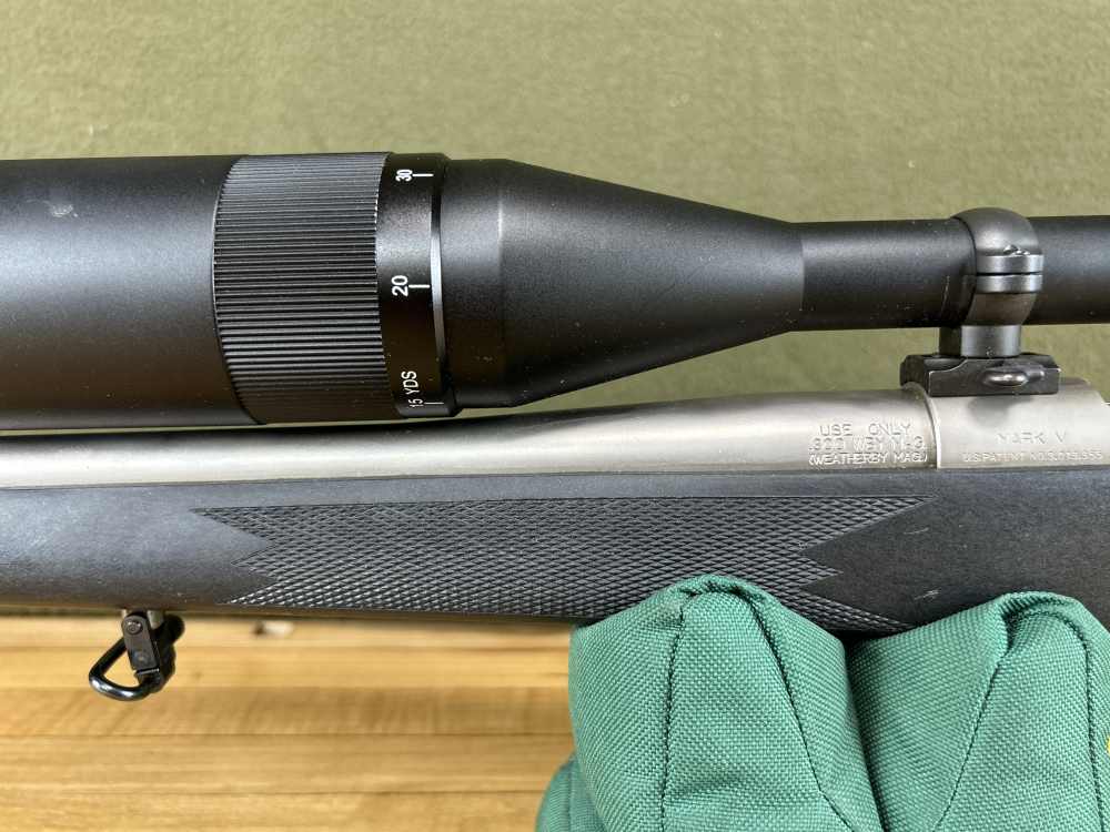 Weatherby Mark V Bolt Action Rifle .300 WBY MAG 25" Brl Used Hammers Optic -img-5