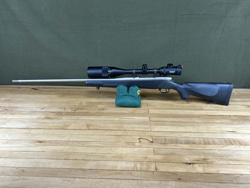 Weatherby Mark V Bolt Action Rifle .300 WBY MAG 25" Brl Used Hammers Optic -img-0