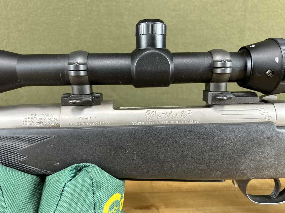 Weatherby Mark V Bolt Action Rifle .300 WBY MAG 25" Brl Used Hammers Optic -img-7