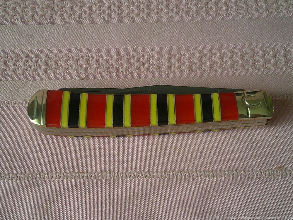 NIB Colt Coral Snake Series 2 Blade Trapper Titanium Blade Coated Knife.-img-12