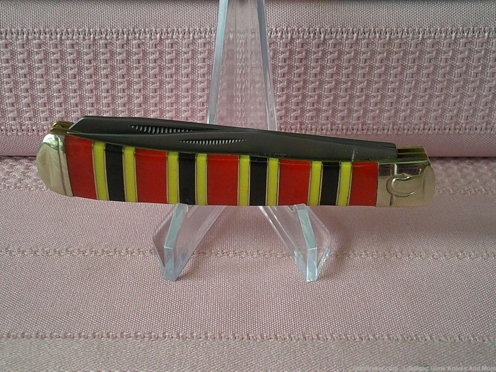 NIB Colt Coral Snake Series 2 Blade Trapper Titanium Blade Coated Knife.-img-13