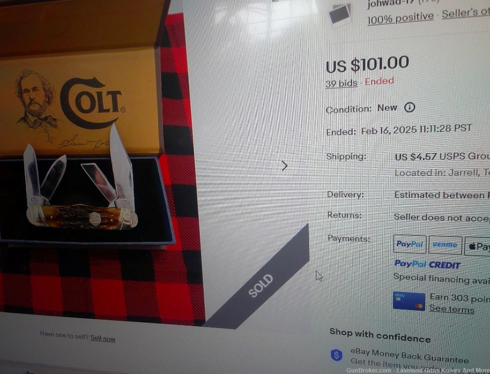 NIB Box Never Used Colt 4 Blade Rail Splitter Knife Was Over $100!-img-14