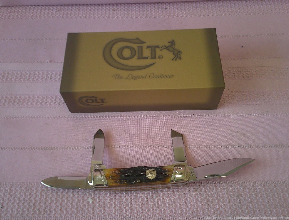 NIB Box Never Used Colt 4 Blade Rail Splitter Knife Was Over $100!-img-5