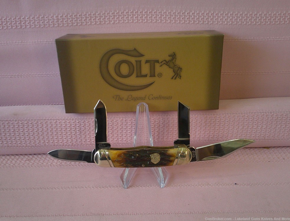 NIB Box Never Used Colt 4 Blade Rail Splitter Knife Was Over $100!-img-2