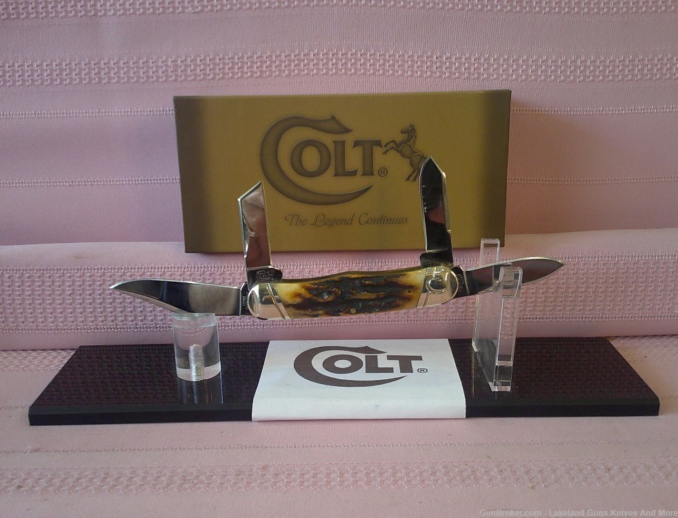 NIB Box Never Used Colt 4 Blade Rail Splitter Knife Was Over $100!-img-1