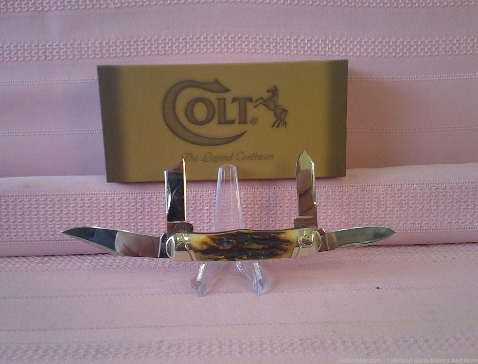 NIB Box Never Used Colt 4 Blade Rail Splitter Knife Was Over $100!-img-3