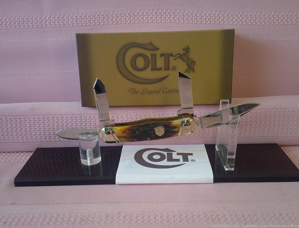 NIB Box Never Used Colt 4 Blade Rail Splitter Knife Was Over $100!-img-0