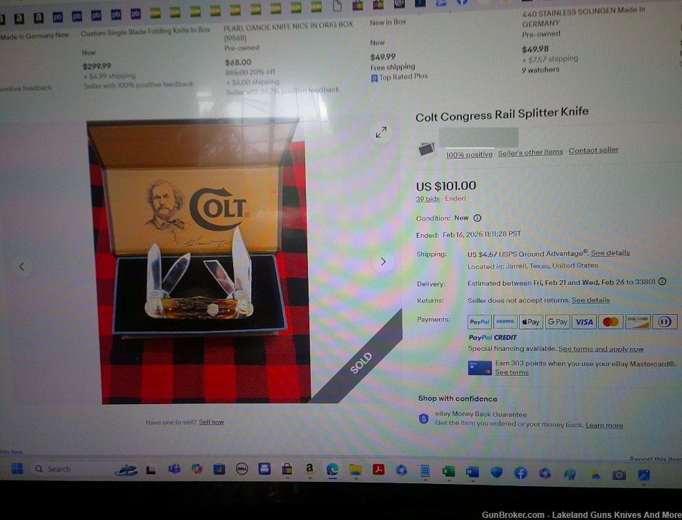 NIB Box Never Used Colt 4 Blade Rail Splitter Knife Was Over $100!-img-13