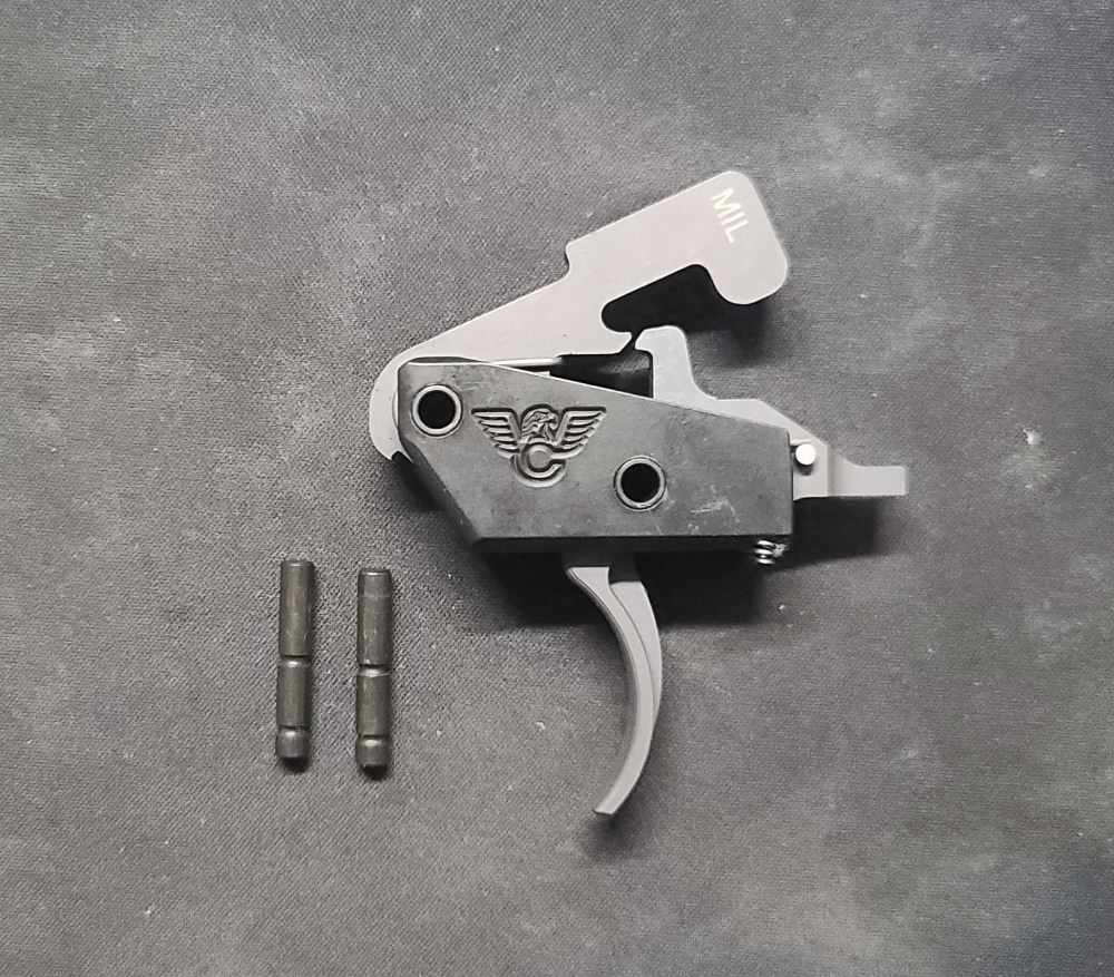 Wilson Combat MIL/LE Tactical AR-15 AR-10 Single Stage Trigger Curved Black-img-0