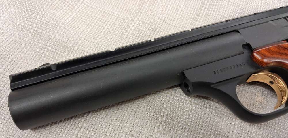 Browning Buck Mark Field Target Bull Barrel 5.5" .22lr 10+1 Cocobolo Grips-img-7