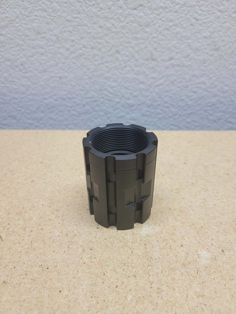 AR10 Aluminum Barrel Nut DUAL Threaded 18TPI Armalite & 16TPI LR308 DPMS-img-1
