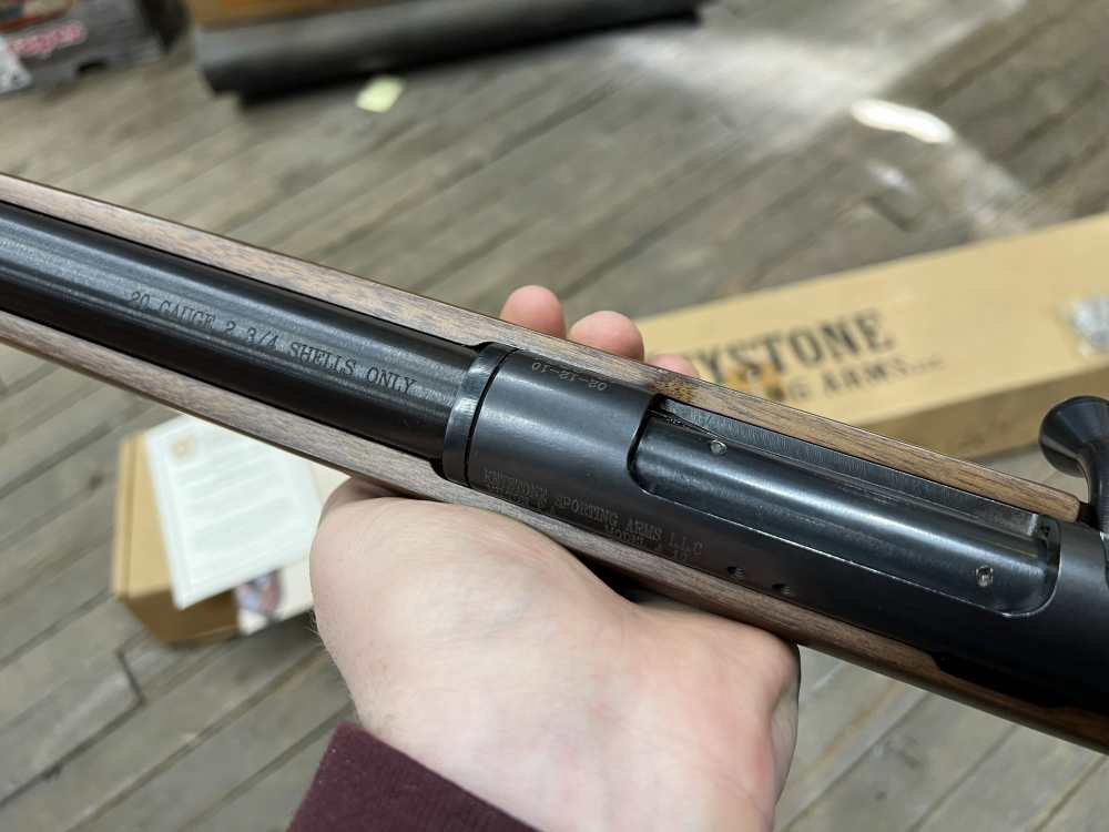Keystone Arms model 10 bolt action shotgun w box limited mfg 20 ga -img-16