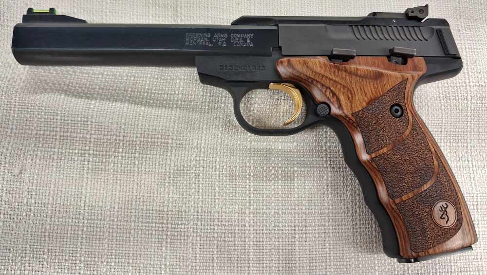 Browning Buck Mark Plus UDX 5.5" .22lr Slabside Matte Blue Finish 10+1-img-1