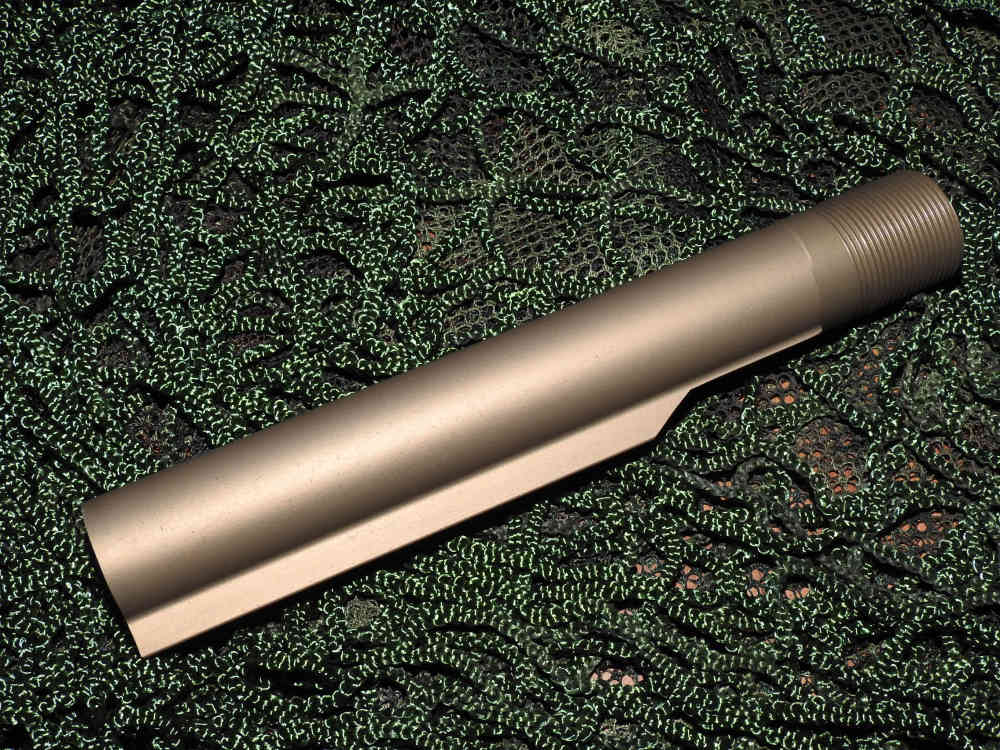 AR-10 / AR308 7 Position Bronze Anodized Buffer Tube / Receiver Extension -img-0