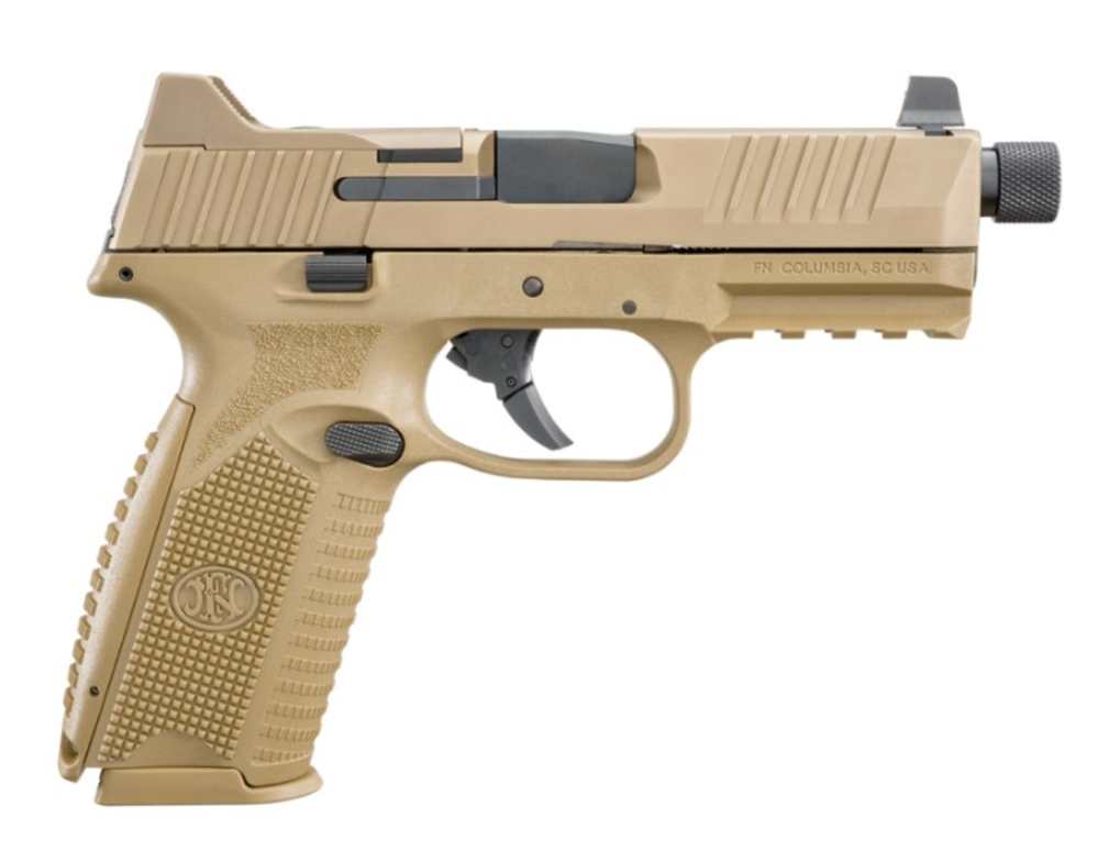 FN 509 Tactical FDE 66-100373, 17+1/24+1 w/ soft range bag.-img-2