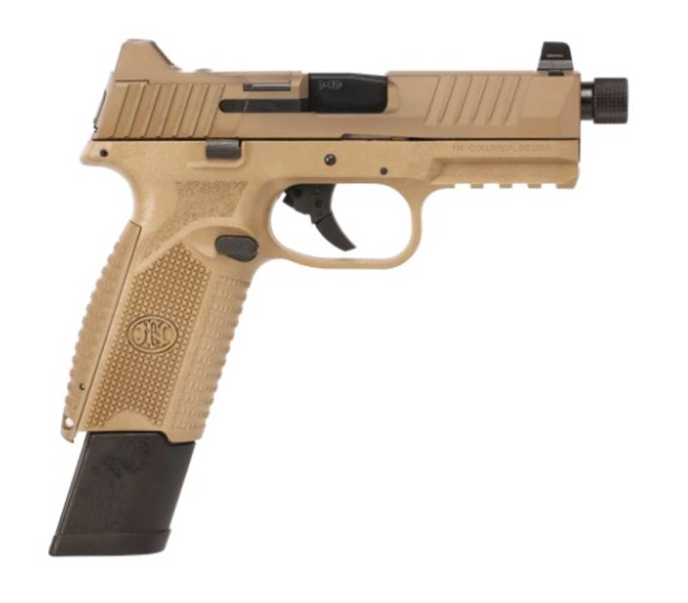 FN 509 Tactical FDE 66-100373, 17+1/24+1 w/ soft range bag.-img-0