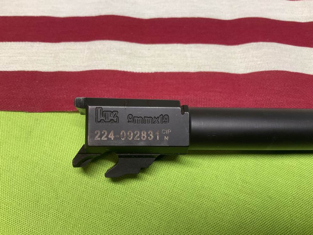 HK VP9 Barrel  - OEM Factory Barrel - 9mm mag- Excellent Condition -img-7
