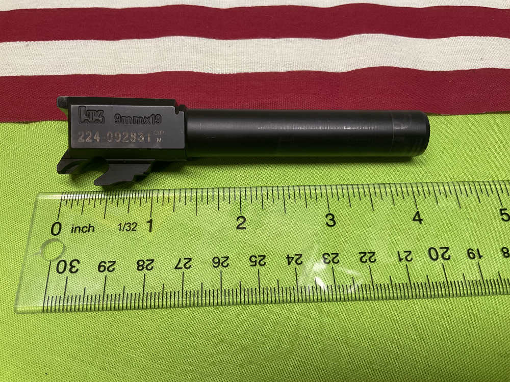 HK VP9 Barrel  - OEM Factory Barrel - 9mm mag- Excellent Condition -img-8
