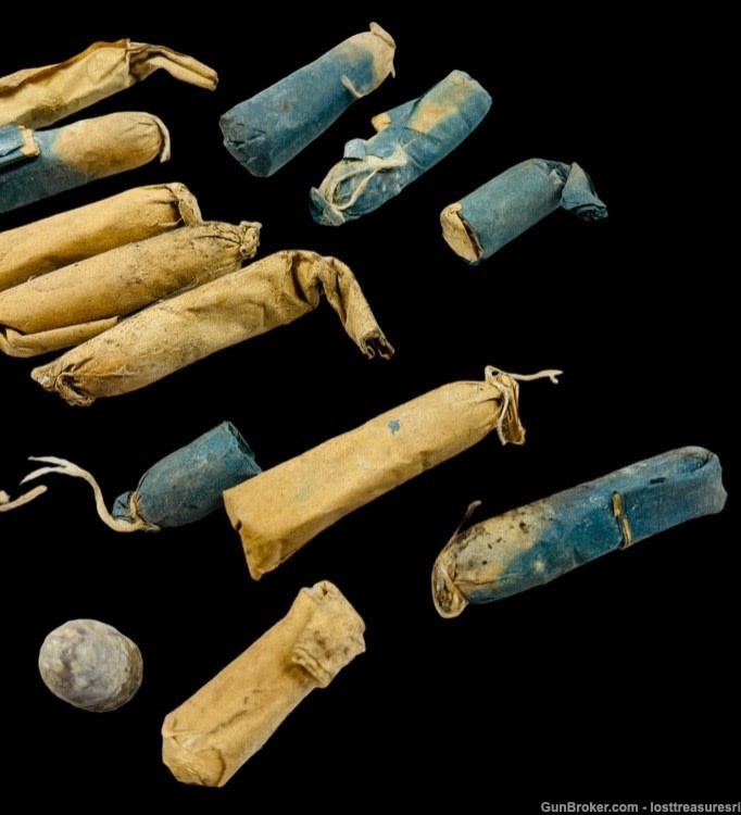 Original CIVIL WAR Soldier US/CS Paper Cartridges for .58 Cal Rifled Musket-img-4