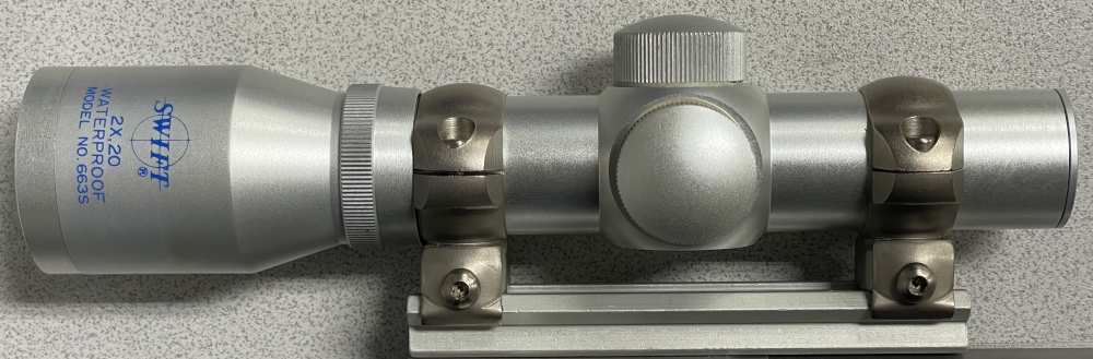 Smith & Wesson 686-4 .357 Magnum, 6 rds. 6" Barrel w/ Swift No.663s Scope-img-53