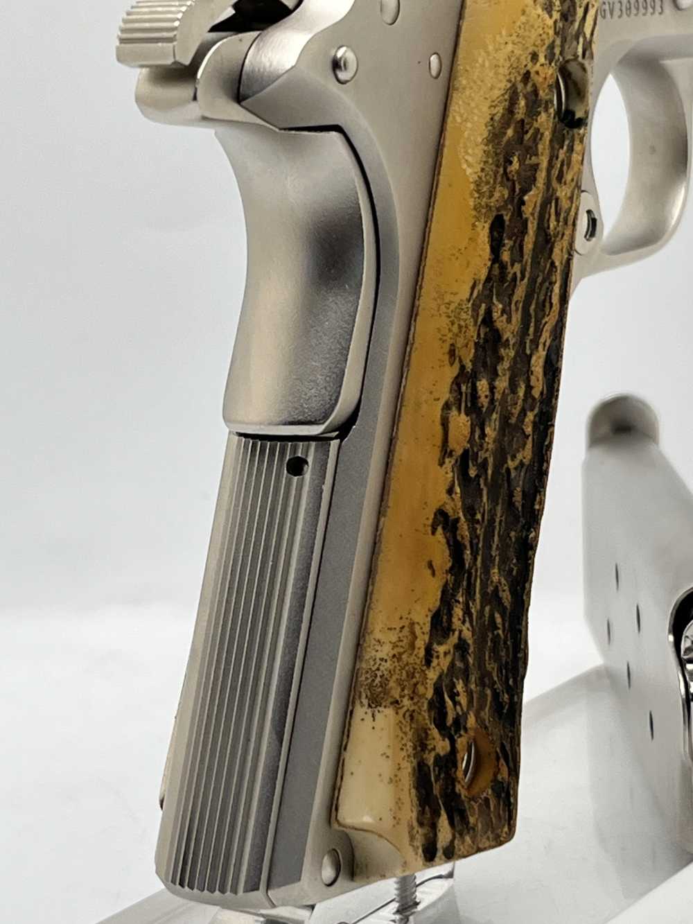 NIB.  Satin nickel Colt 45 cattle brand  1911-img-12