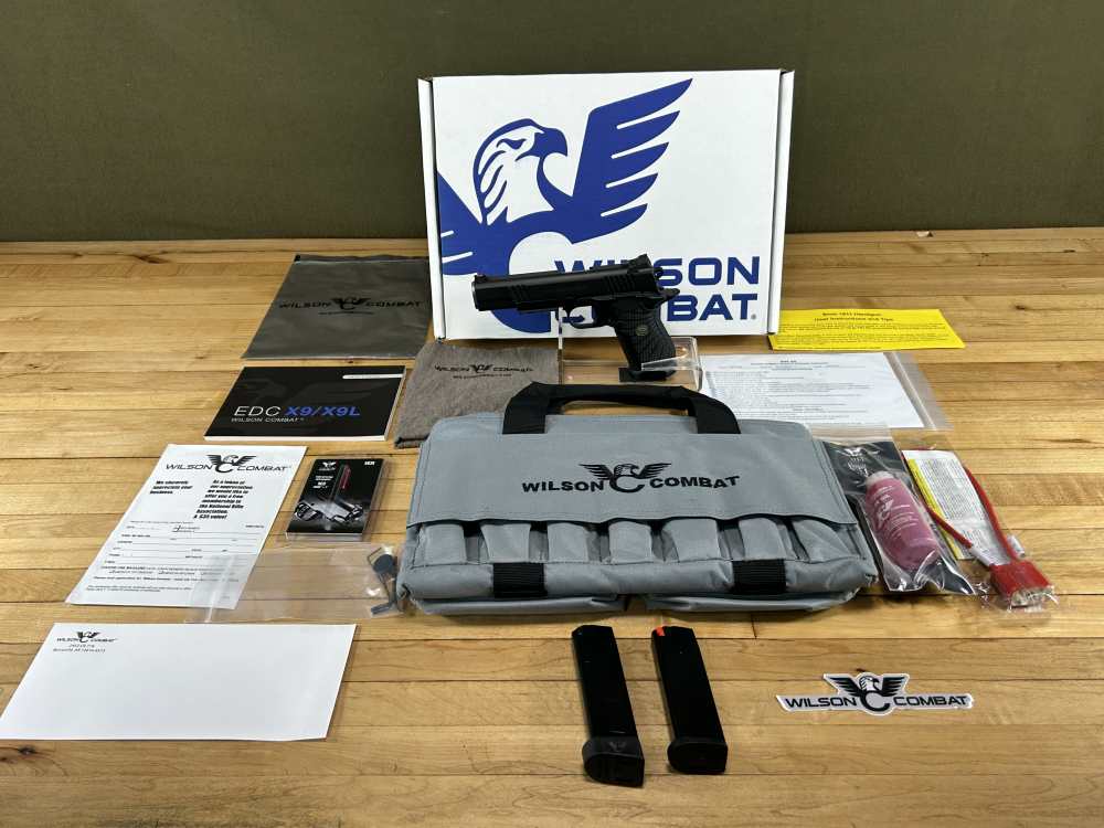 Wilson Combat Experior 5" XPD-LPR-9A Preowned Like New In OEM Box 2 Mag 9MM-img-0