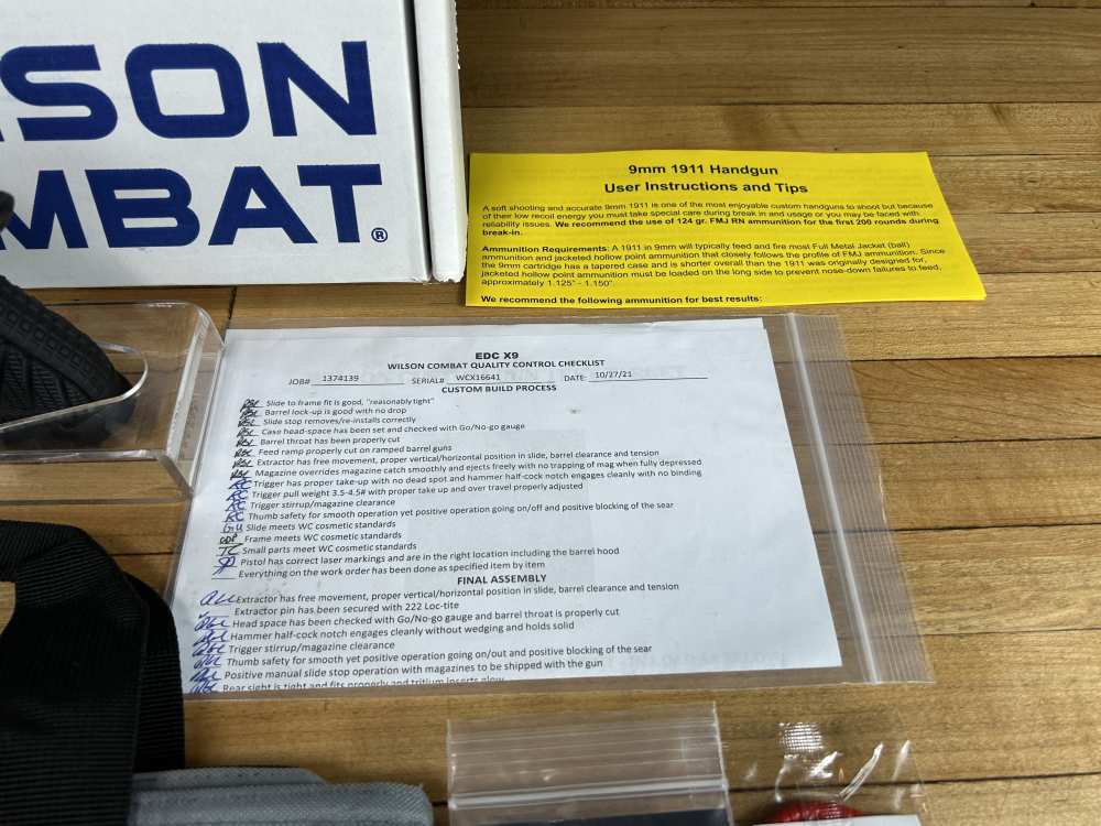 Wilson Combat Experior 5" XPD-LPR-9A Preowned Like New In OEM Box 2 Mag 9MM-img-6