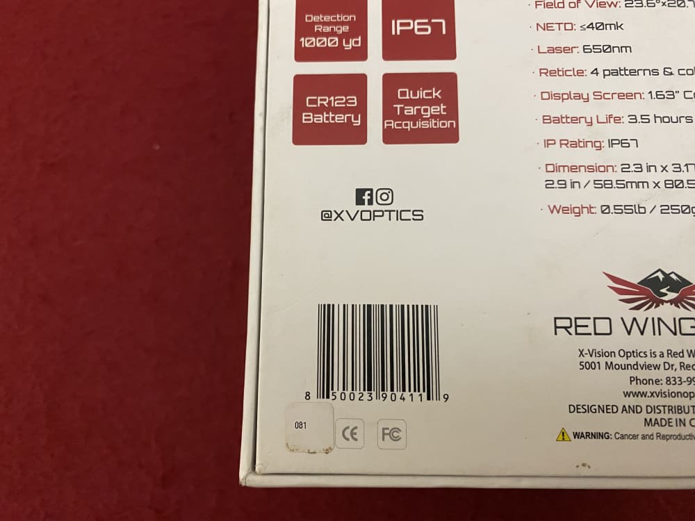 Like New X-Vision XVT Thermal Reflex Sight Flex 1 1x-4x CR123-img-28