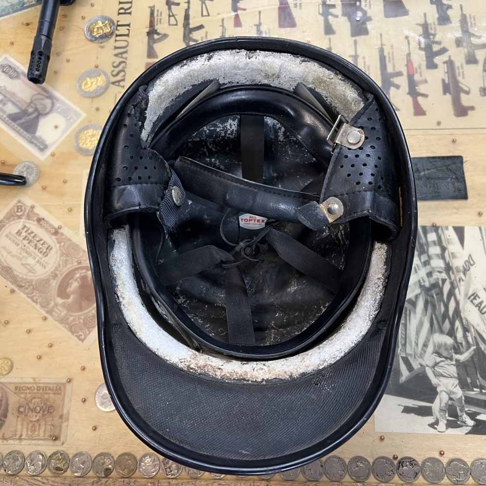 RARE Vintage Obsolete Los Angeles Bell Toptex Police Officer Riot Helmet -img-12