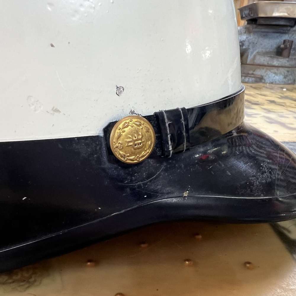RARE Vintage Obsolete Los Angeles Bell Toptex Police Officer Riot Helmet -img-9