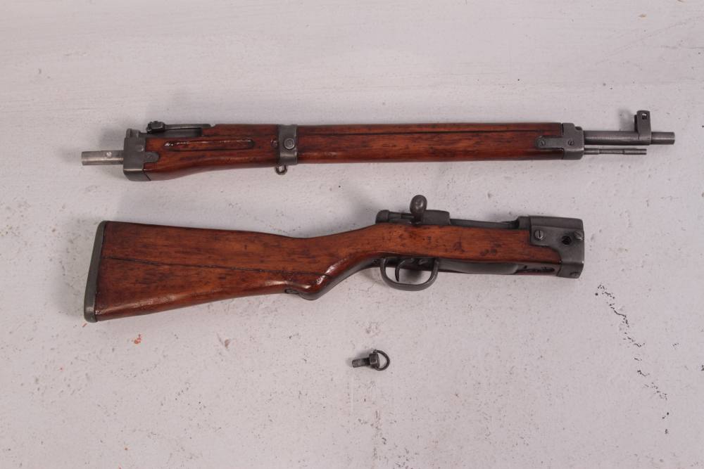 JAPANESE WWII AIRASAKA PARATROOPER FOLDING RIFLE REPLICA-img-10