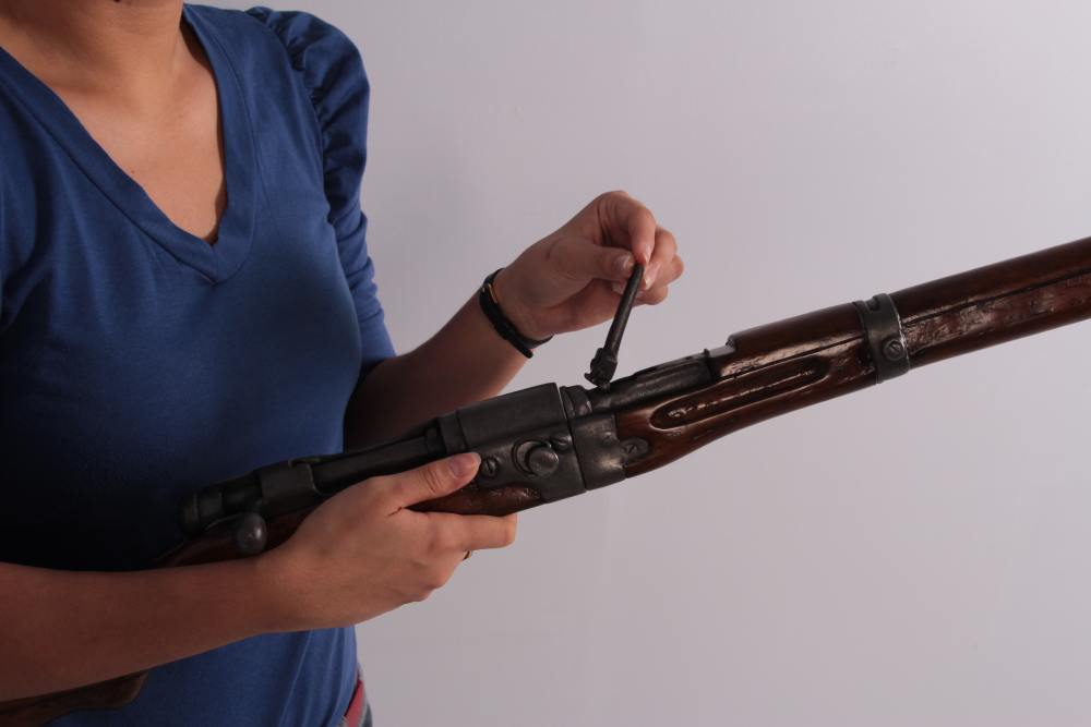 JAPANESE WWII AIRASAKA PARATROOPER FOLDING RIFLE REPLICA-img-6