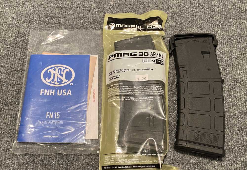 AR-15 FN 15 Sporting Rifle 18 inch 223 1/8 NIB with accessories -img-28