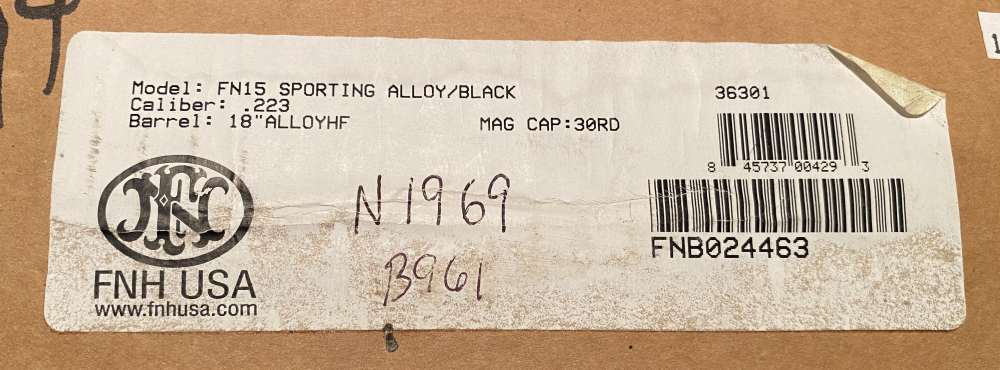 AR-15 FN 15 Sporting Rifle 18 inch 223 1/8 NIB with accessories -img-31