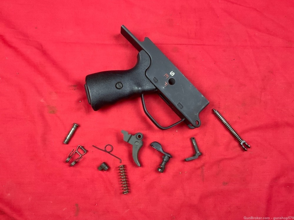 H&K, G3, CETME, STEEL SEF Frame Black Grip FCG Lower Parts Kit Heckler 91-img-1