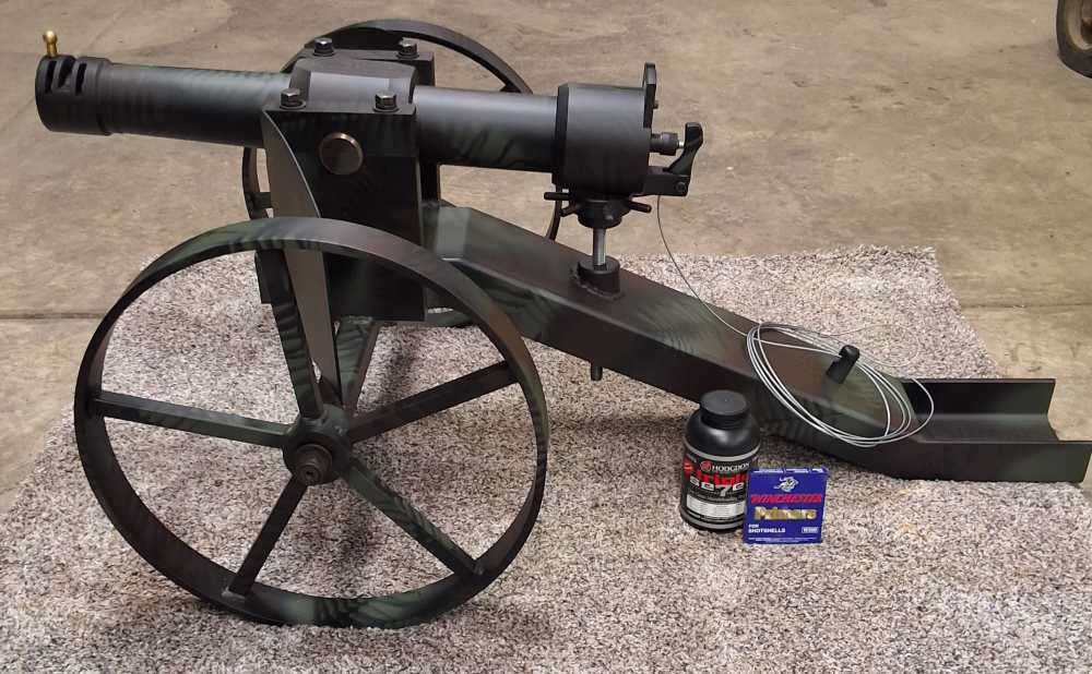 Muzzle loading cannon model LBA with muzzle brake-img-1